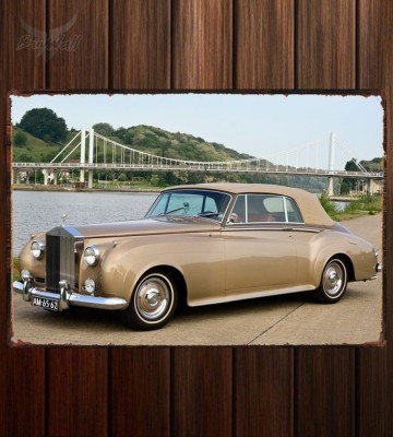 Металлическая табличка Rolls-Royce Silver Cloud Drophead Coupe (II)